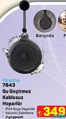 PİRANHA 7843 SU GEÇİRMEZ KABLOSUZ HOPARLÖR